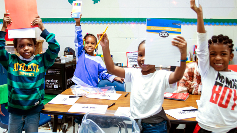 Indoor image of students in classroom